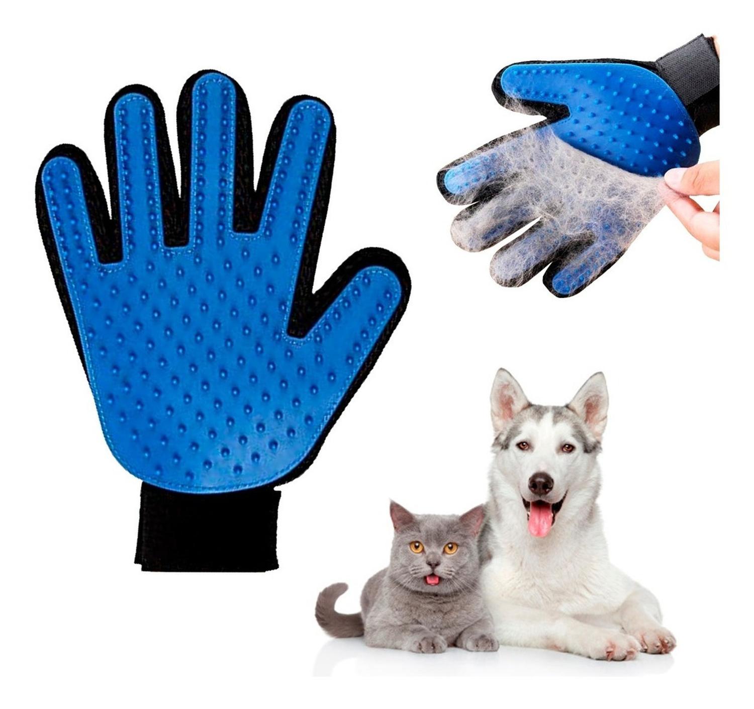 Guante Cepillo Para Pelaje de Mascotas